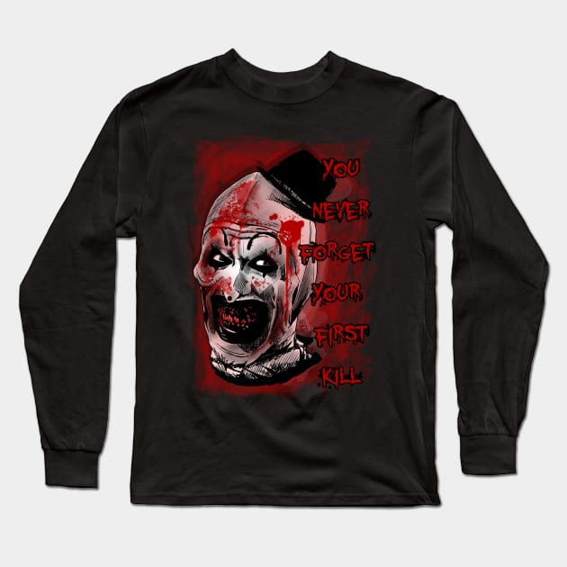 clown Long Sleeve T-Shirt by LittleBastard